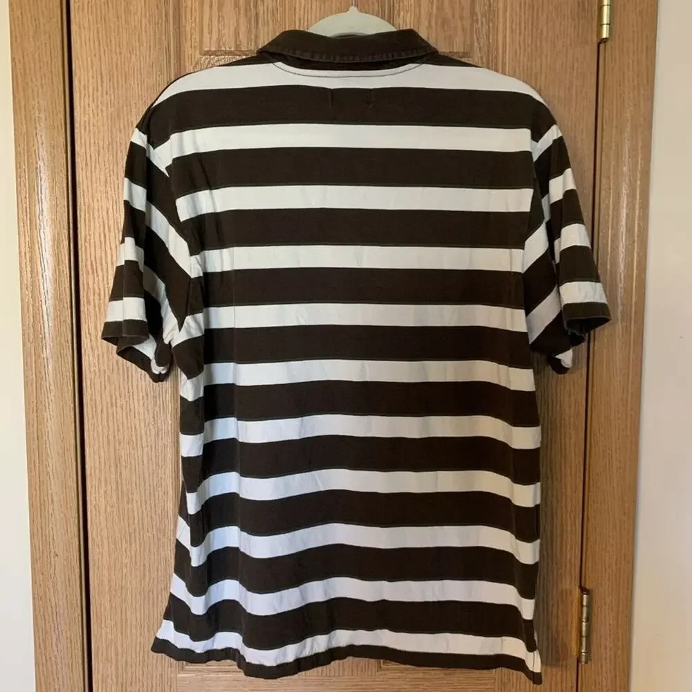Vintage Polo Jeans Co Strips Golf Polo L